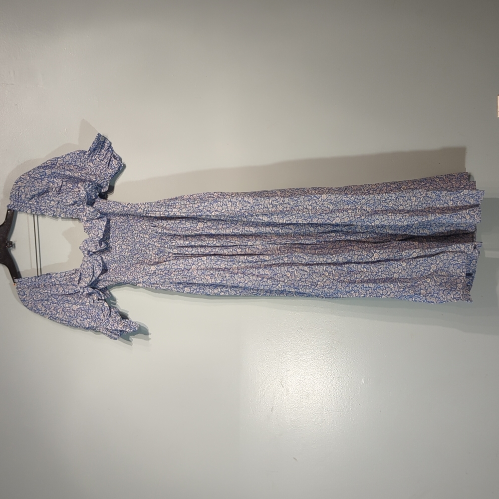 Doen Blue Floral Dress - Picture 3 of 4